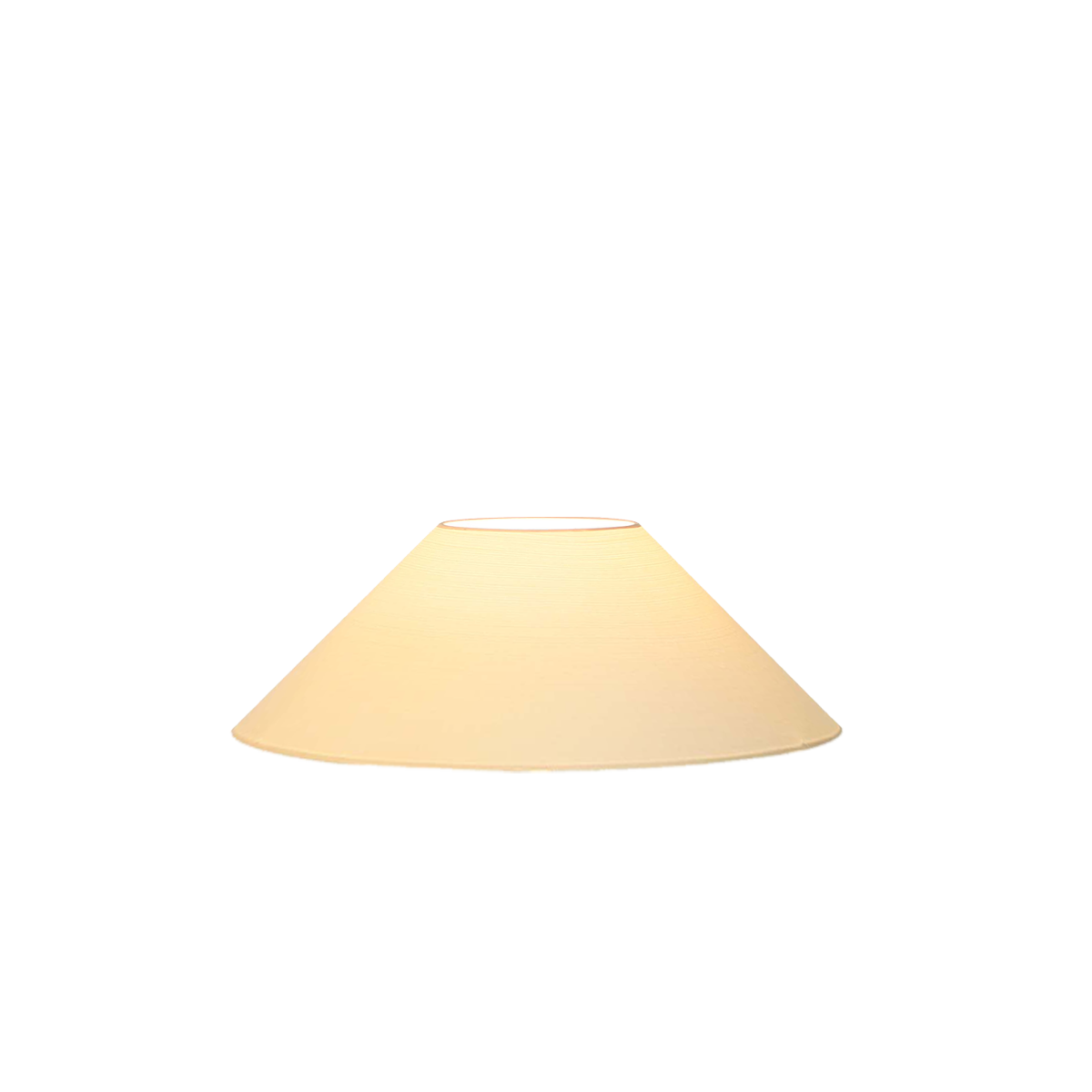Lampenschirm konisch D=30cm Tischleuchte Wandlampe E27 Strichlack Farbe nach Wahl