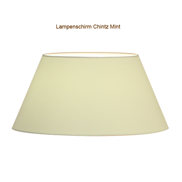 Lampenschirm konisch D=50cm Tischleuchte E27 Chintz Farbe nach Wahl