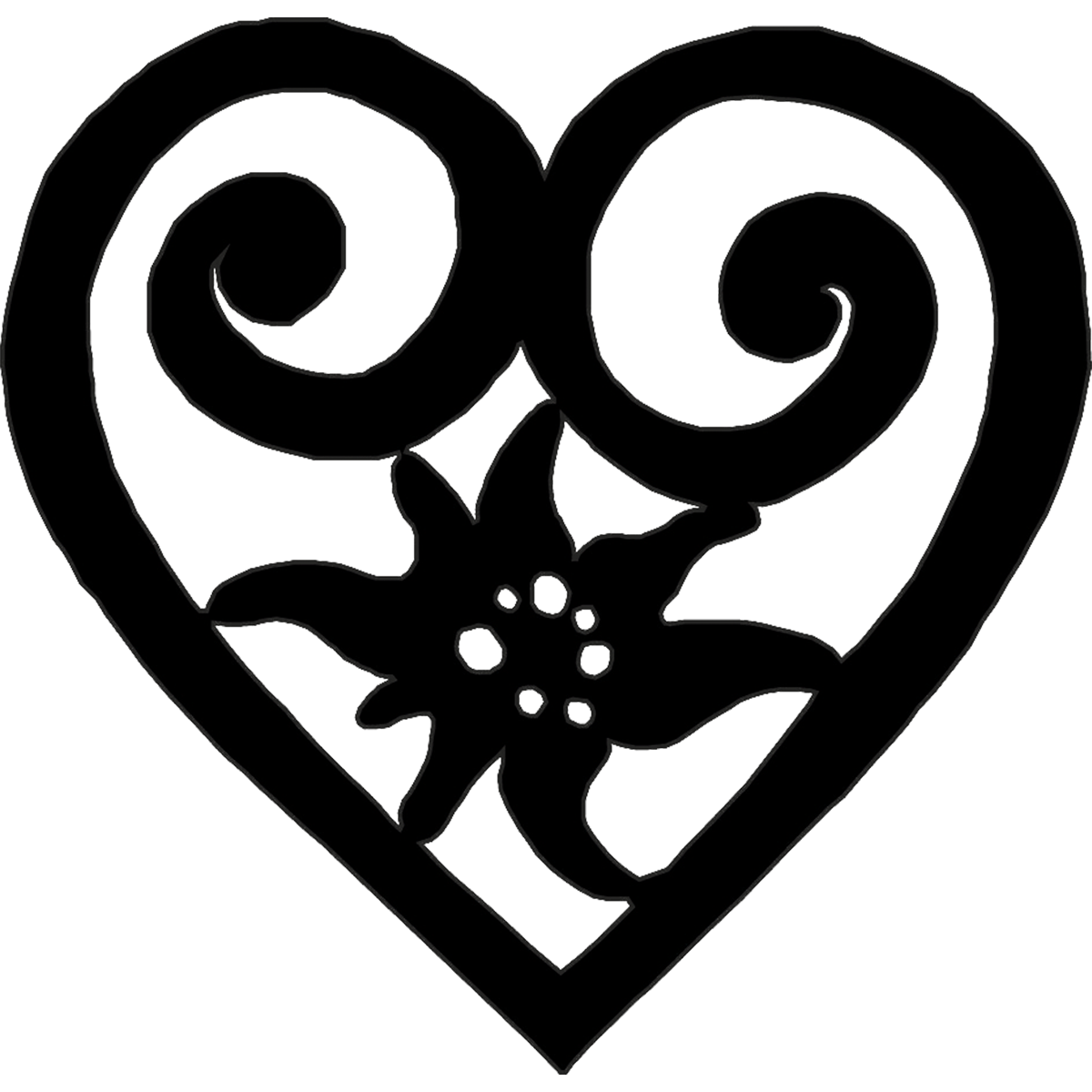 Menzel Themen Motiv nur mit Magnethalter HERZ