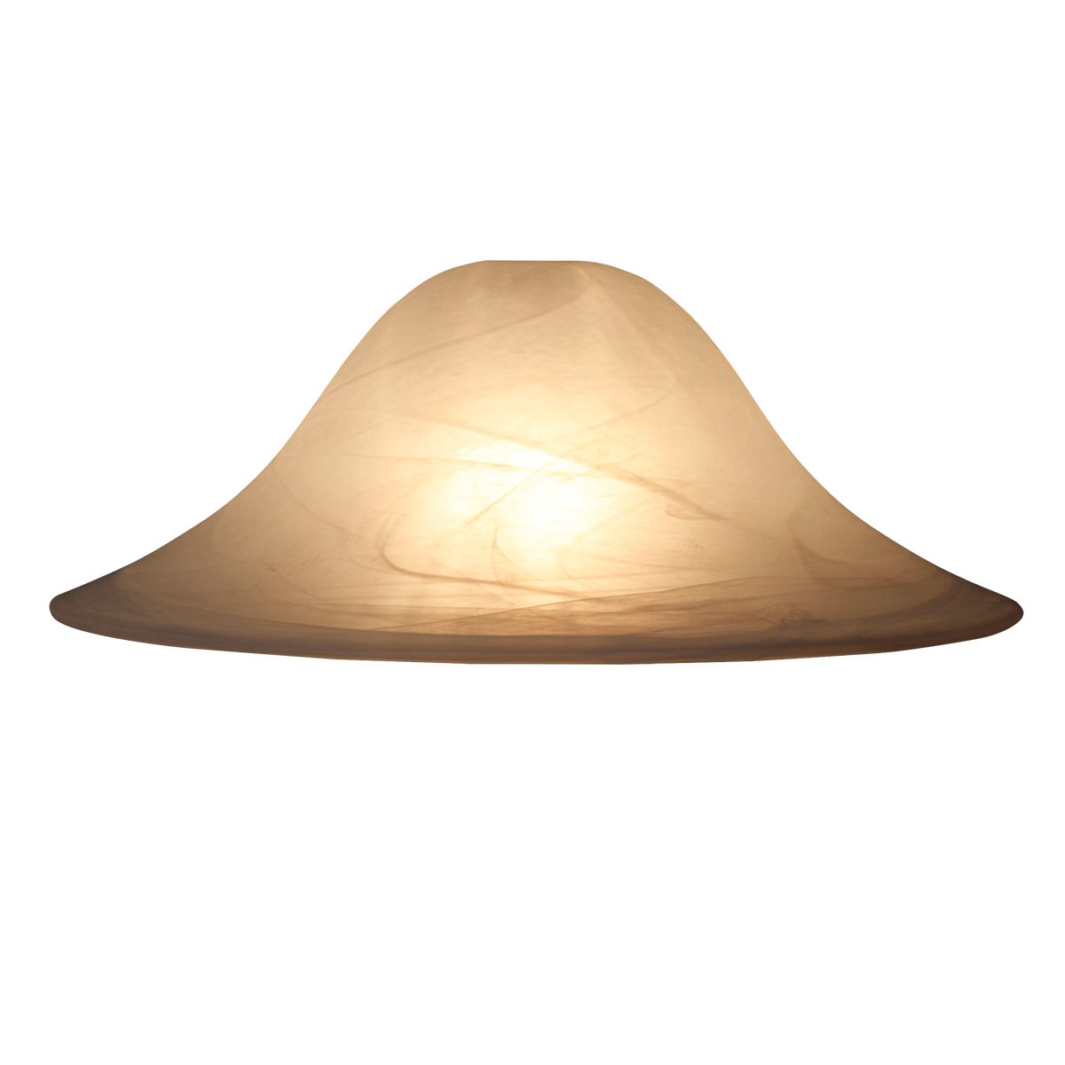 Leuchtenglas Alabaster GDN49/16, D=49cm, GDN49/16