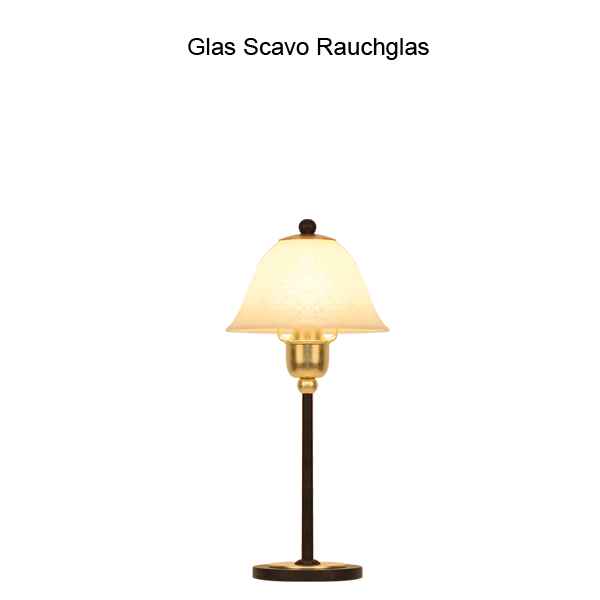 Flair klassische Tischlampe 25 mit Leuchtenglas nach Wahl perfekt für die Fensterbank im Landhaus