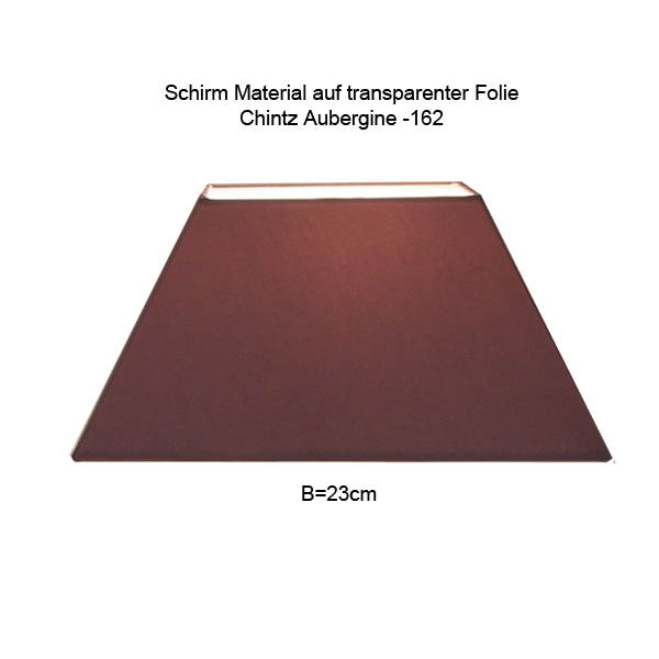 Lampenschirm Quadratisch 23 x 23cm, Chintz oder Leinen für  Halterung E27 Farbe nach Wahl