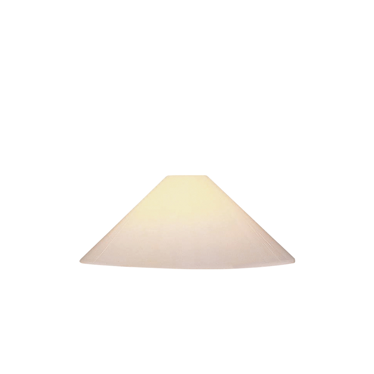 Leuchtenglas konisch Opal weiss D=25cm, GF25/10