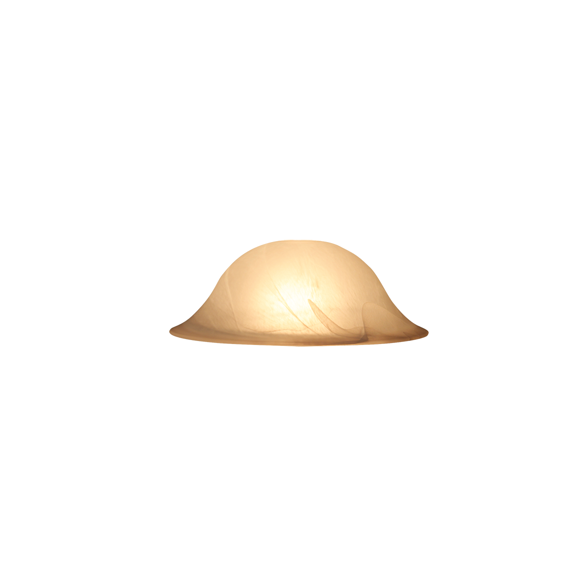 Leuchtenglas Alabaster GDN25/9, D=25cm, E27