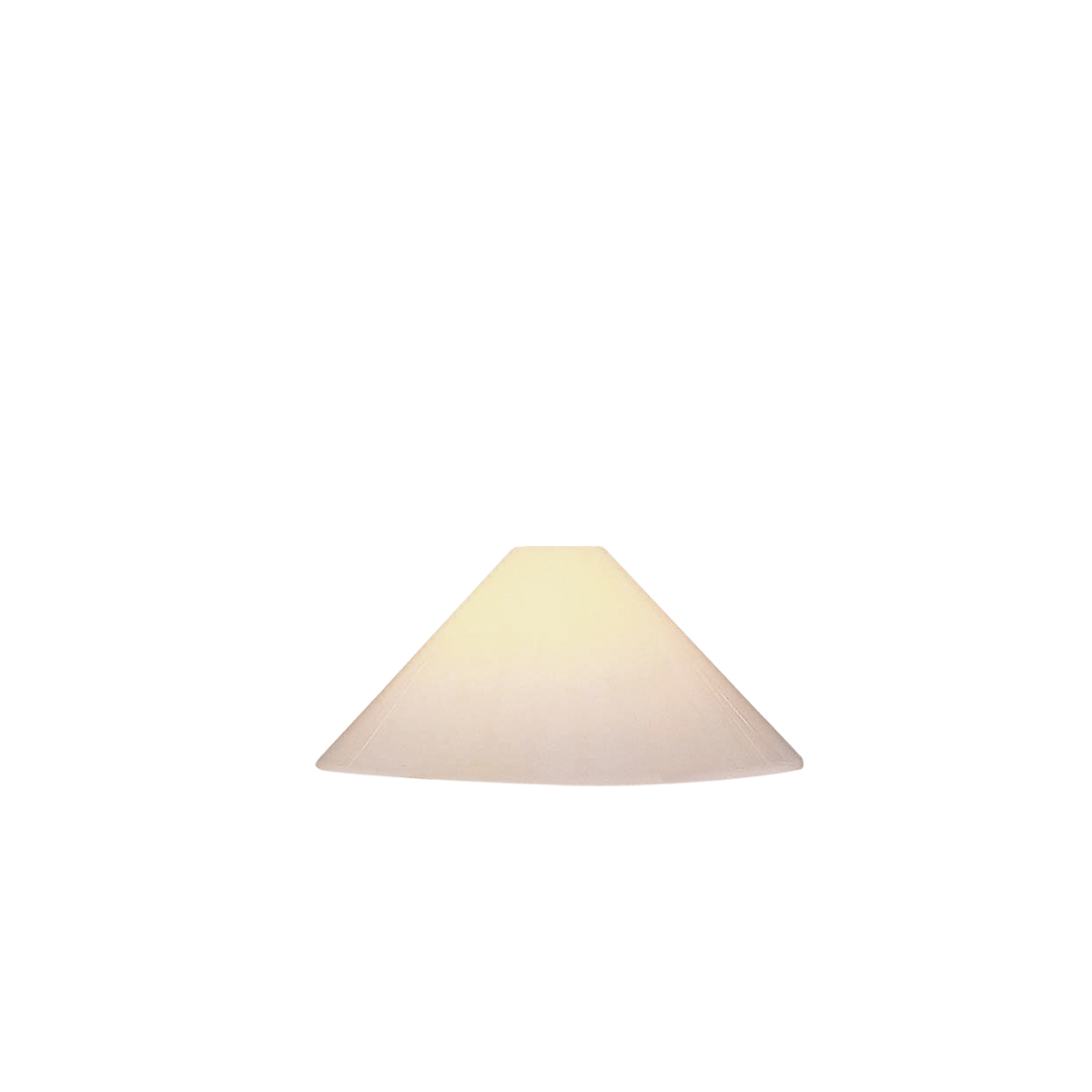 Leuchtenglas konisch Opal weiss, GF20/10 D=20cm