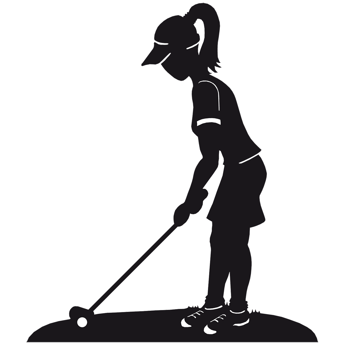 Menzel Themen Motiv Golf Golferin