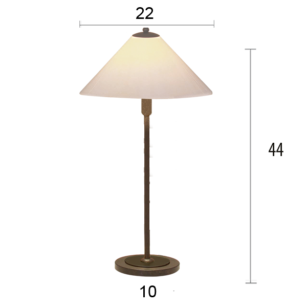 Menzel Flair Tischlampe 30, mit Glasschirm Opal weiß D=22cm