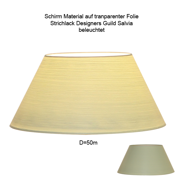 Lampenschirm Loch 12mm oben konisch D=55cm, Strichlack Farbe nach Wahl