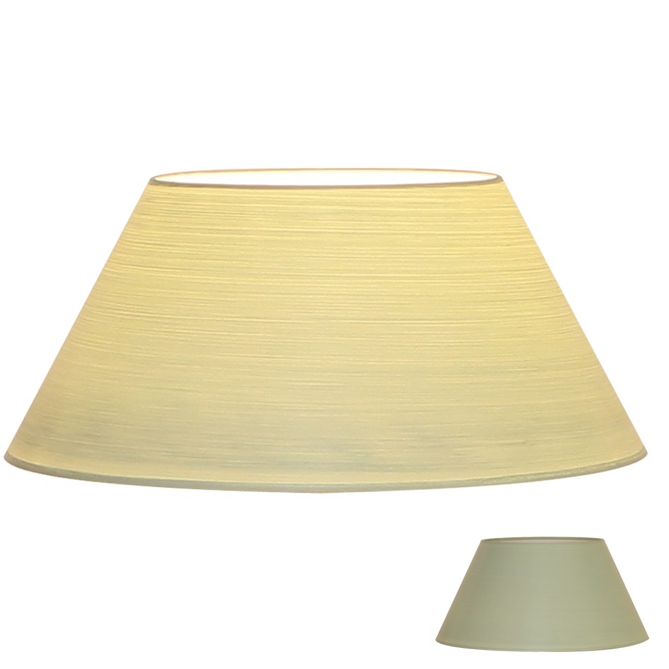 Lampenschirm konisch  für Aptierung D=55cm, Halterung oben Loch 12mm Tischleuchte Strichlack Farbe nach Wahl