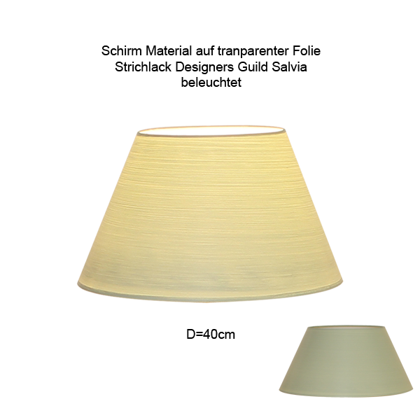 Lampenschirm Loch 12mm oben konisch D=40cm, Strichlack Farbe nach Wahl