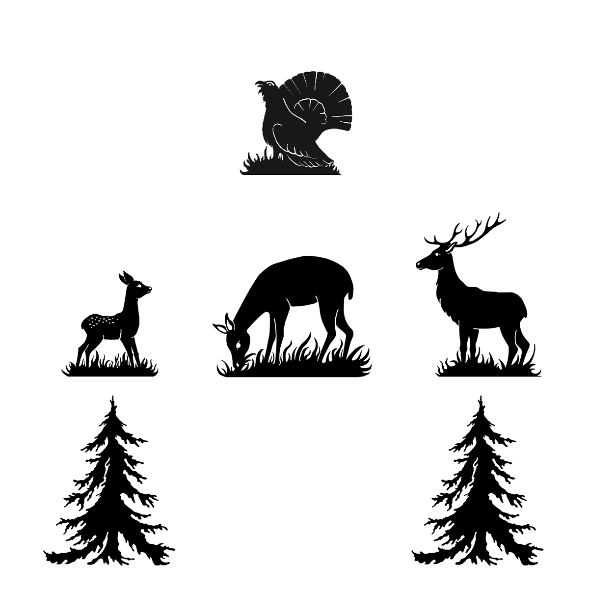 Menzel Themen Motivgruppe Jagd A7: Jagdmotive sortiert für Magnetleiste