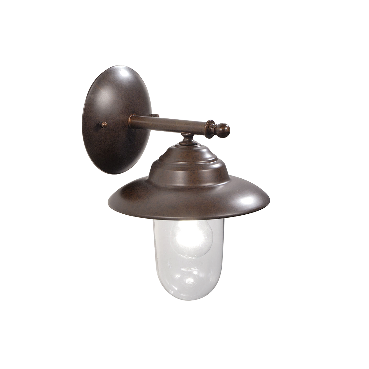 Menzel Tradition Außenleuchte Wandleuchte Magda für das Landhaus in Messing T=24cm, Fassung E27 - IP44, mit Schutzglas in klar oder satiniert Menzel Tradition Außenleuchte Wandleuchte Magda für das Landhaus in Messing T=24cm, Fassung E27 - IP44, mit Schutzglas in klar oder satiniert