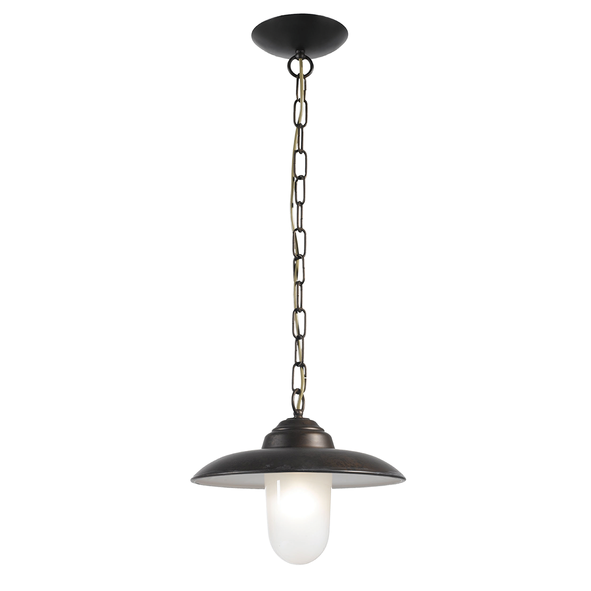 Menzel Tradition Außenleuchte Pendel mit Kette Messing, Fassung E27 - IP44, mit Schutzglas in klar oder satiniert Menzel Tradition Außenleuchte Pendel mit Kette Messing, Fassung E27 - IP44, mit Schutzglas in klar oder satiniert