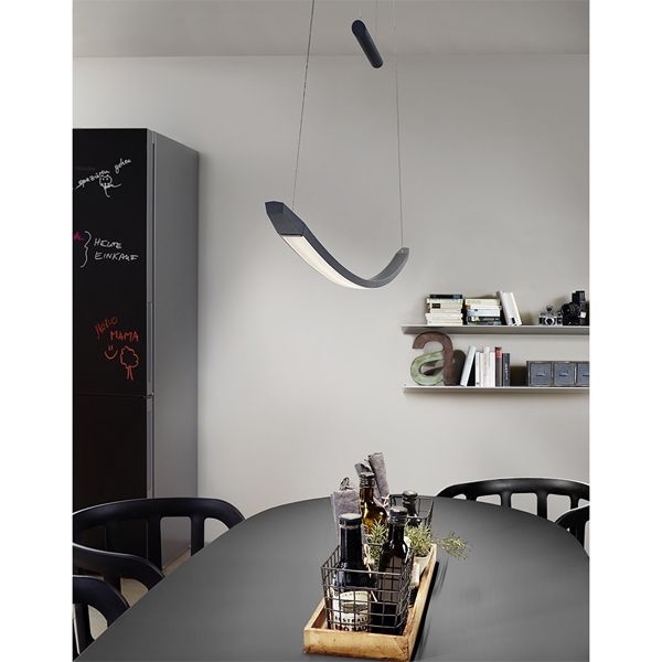 Oligo Moderne Hängeleuchte LISGO SKY schwarz matt 24xLED 32W, höhenverstellbar