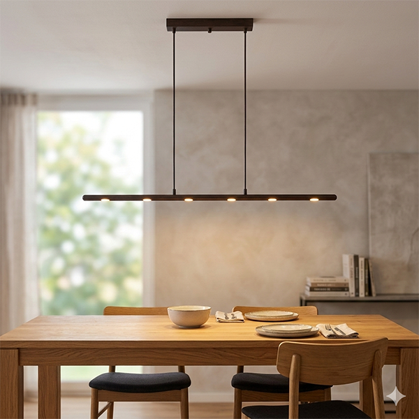 Menzel Anteo LED Hängeleuchte  95cm, Farbe nach Wahl, für Tische über 135cm