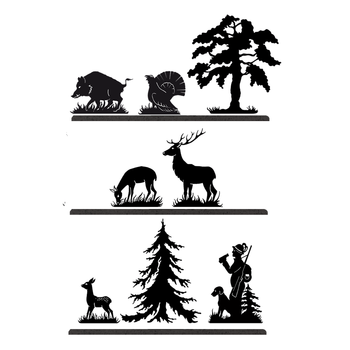 Menzel Themen Motivgruppe Jagd A9: Jagdmotive sortiert für Magnetleiste