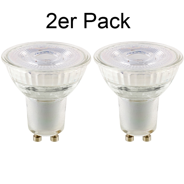 LED-Reflektor GU10 4,7W mit warm weißer Lichtfarbe 350lm, 2700K