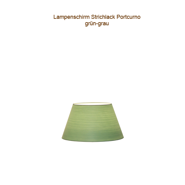 Lampenschirm konisch D=18cm E14 Strichlack und Farbe nach Wahl