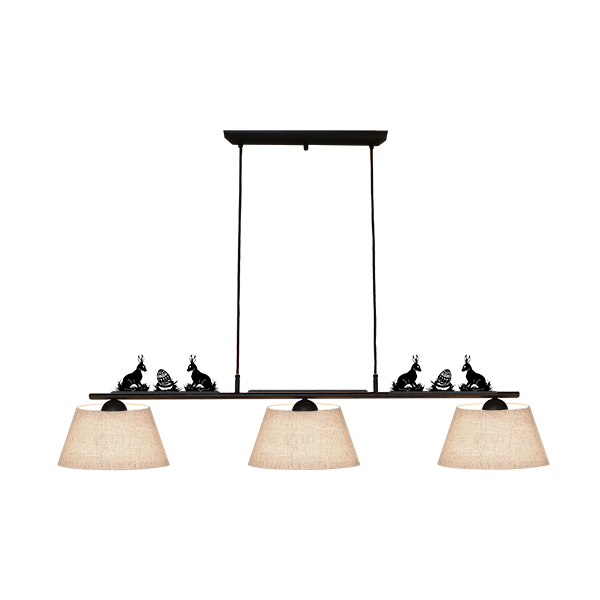 Menzel Themen Balken B=130cm, Leinen oder Chintz Schirme, incl. wechselbaren magnetischen Motiv Leisten