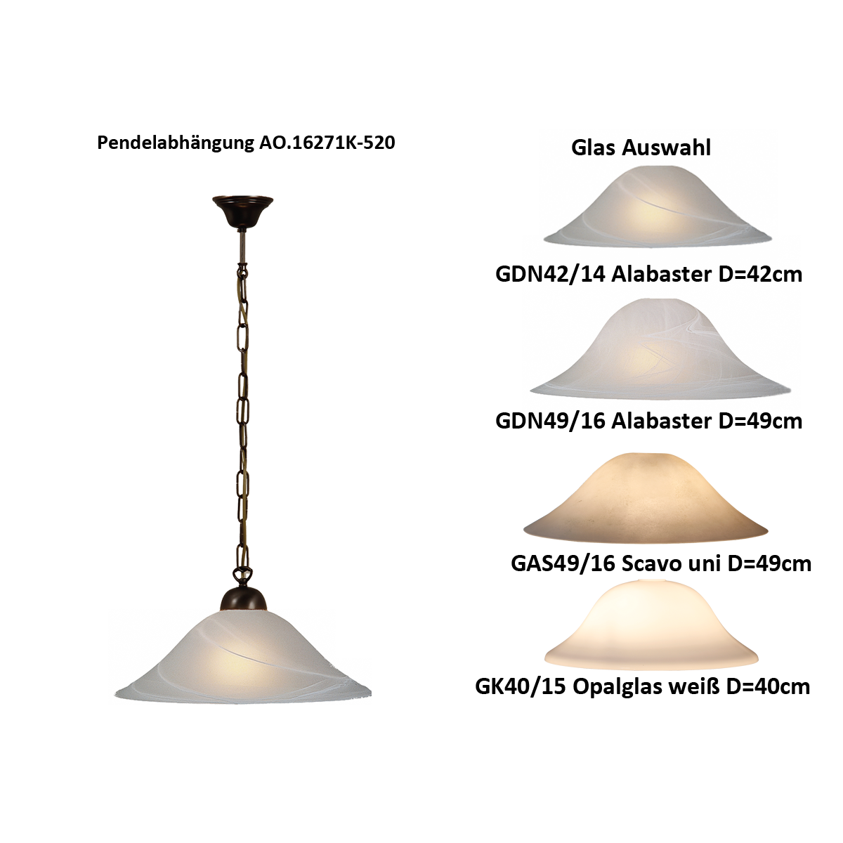 Menzel Anno 1900 Ketten  Pendel Aufhängung E27 ohne Glas, Messing brüniert  l