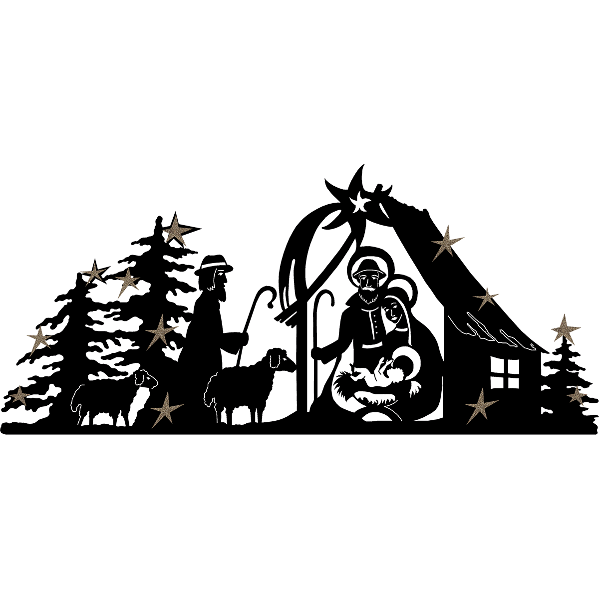 Menzel Themen Motiv Weihnachten KRIPPE groß