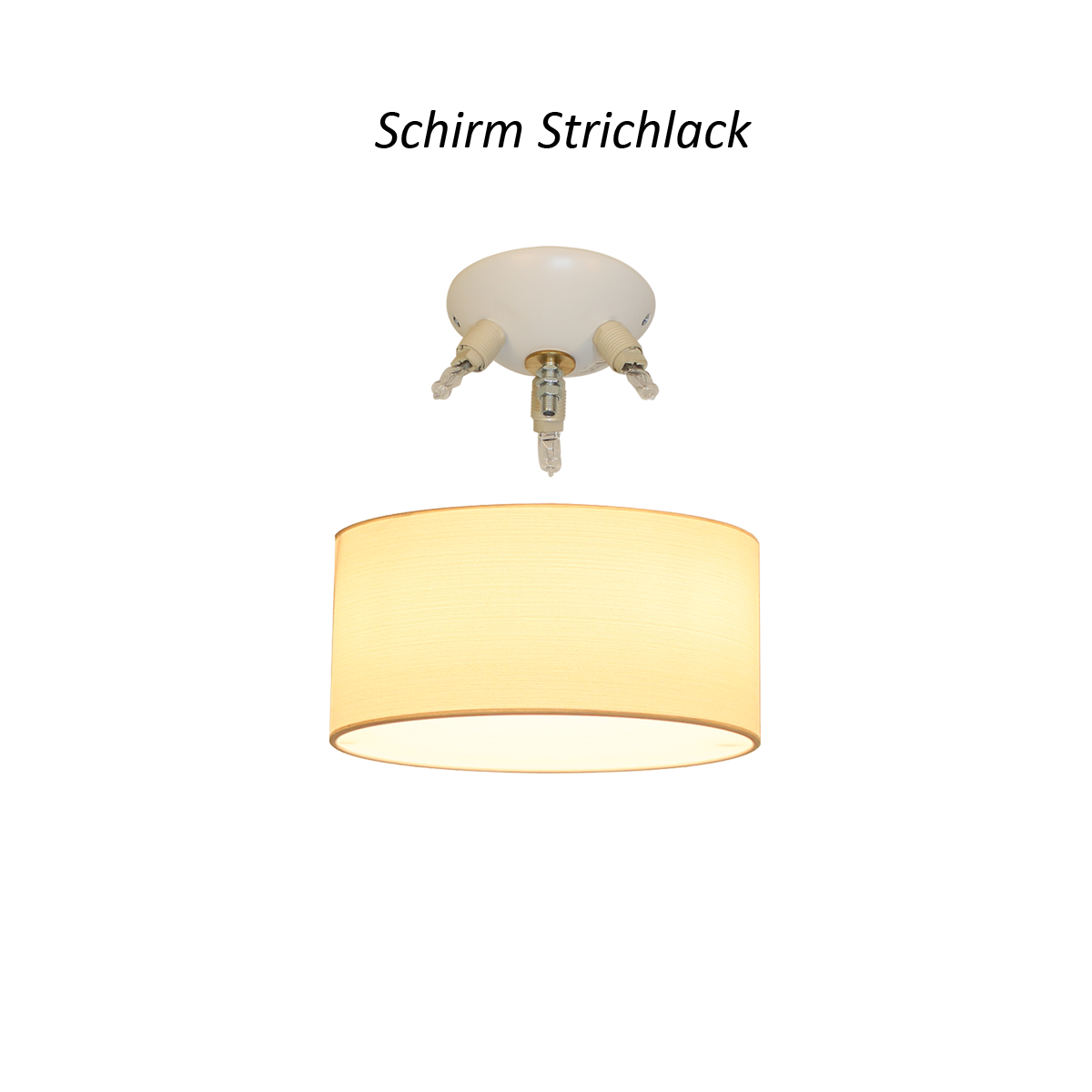 Menzel Flair Tonne Strichlack 20cm, Farbe nach Wahl und Diffusor Deckenleuchte