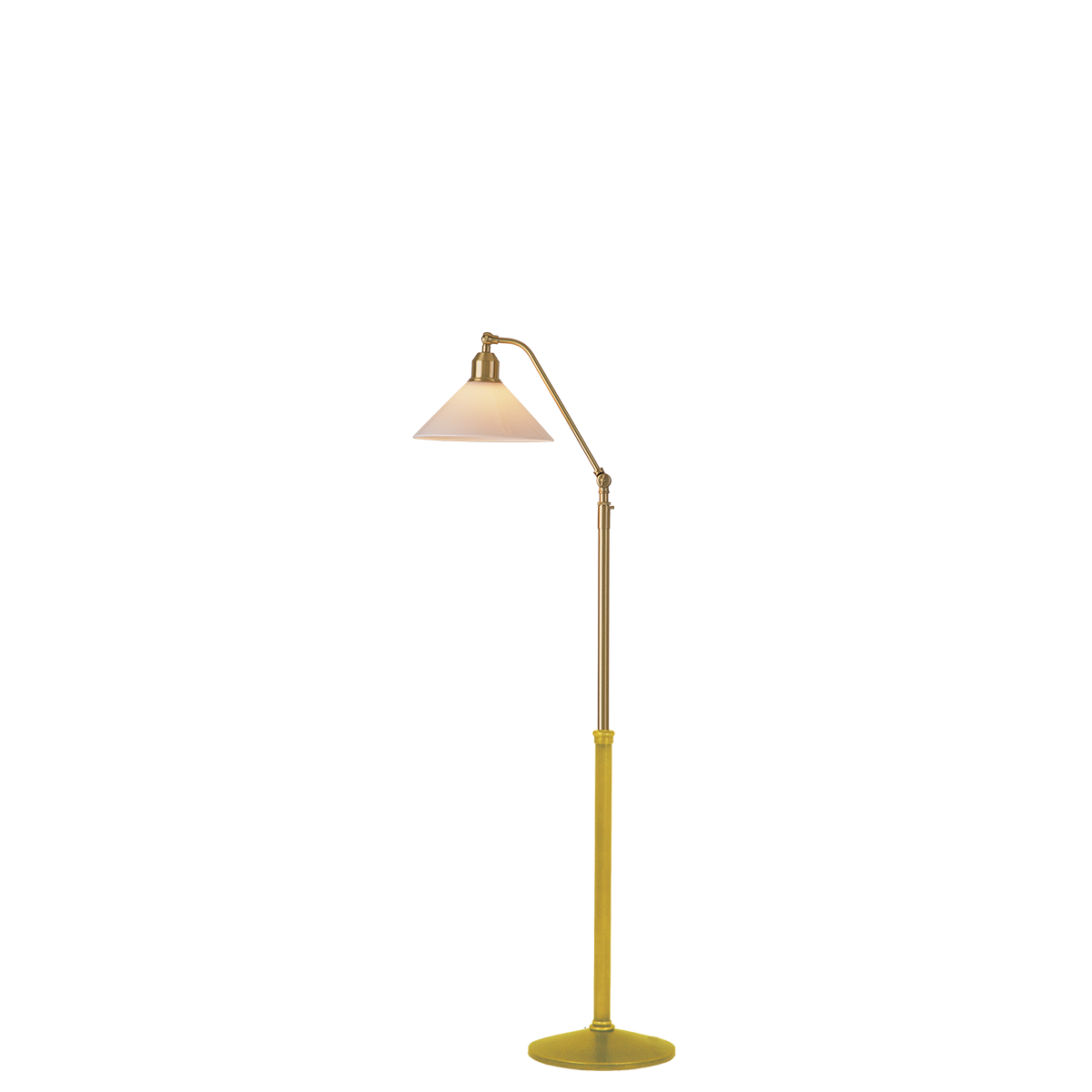 Menzel Anno 1900 Leseleuchte E27 Opalglas, Messing gebürstet höhenverstellbar Menzel Anno 1900 Leseleuchte E27 Opalglas, Messing gebürstet höhenverstellbar