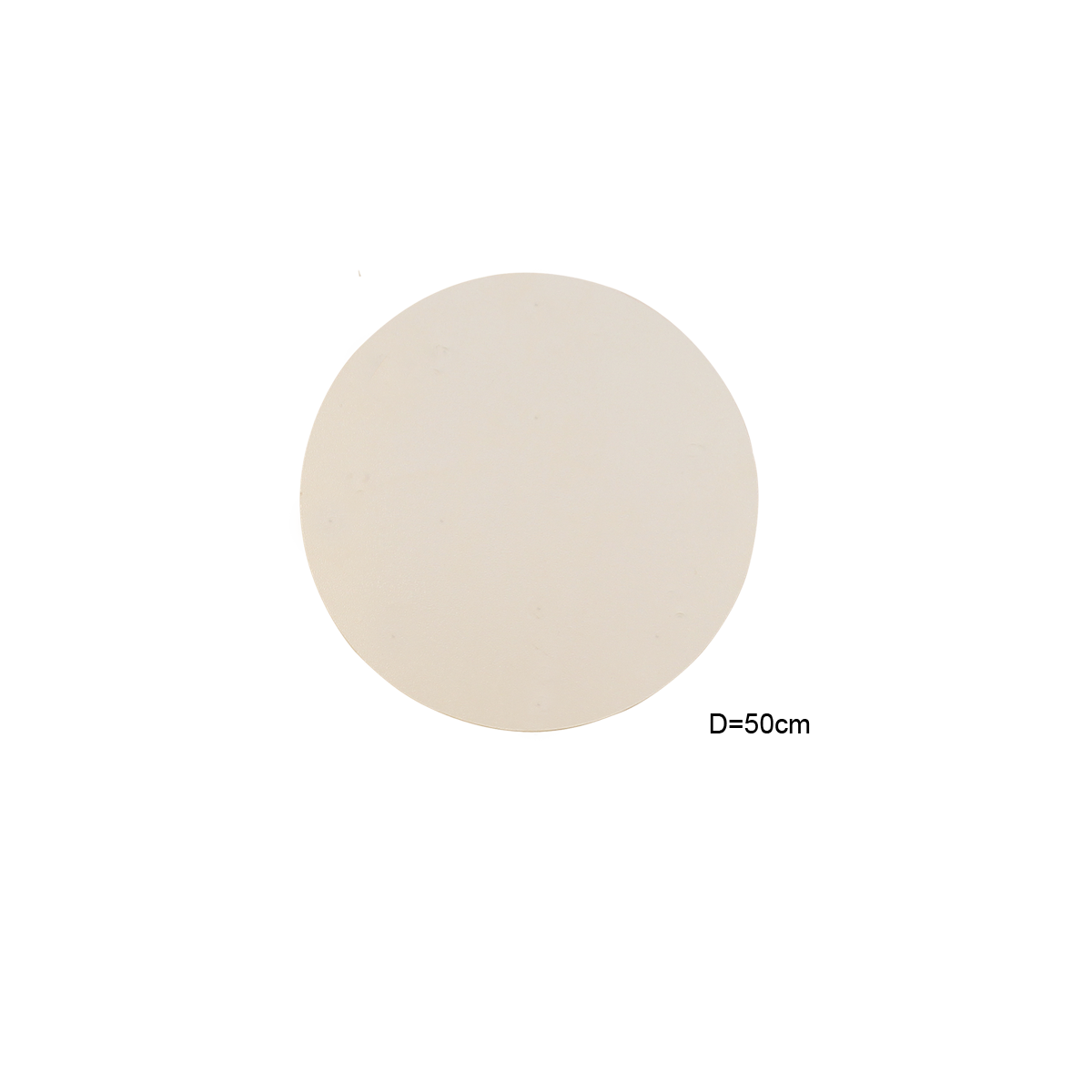 Menzel G- Baldachin Platte rund D=50cm, ohne Bohrungen, Eisen farbig nach Wahl