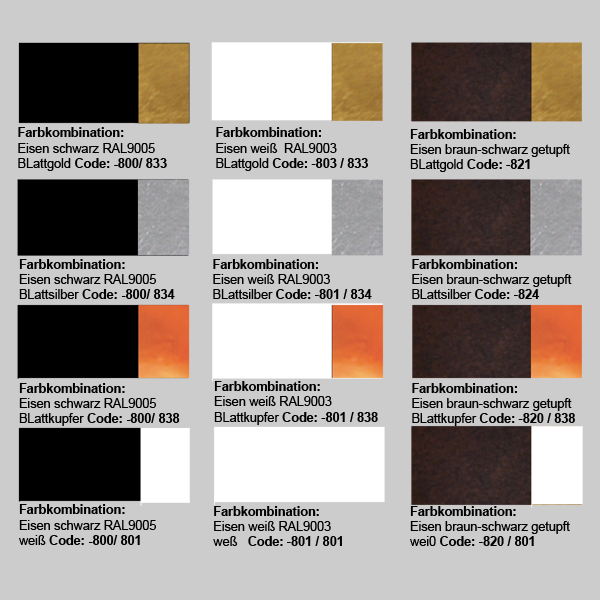 Solo Schirme Farben Kombinationen