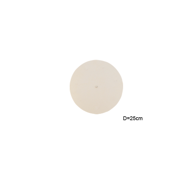 Menzel G- Baldachin Platte rund D=25cm, mit Bohrungen nach Wahl Eisen farbig