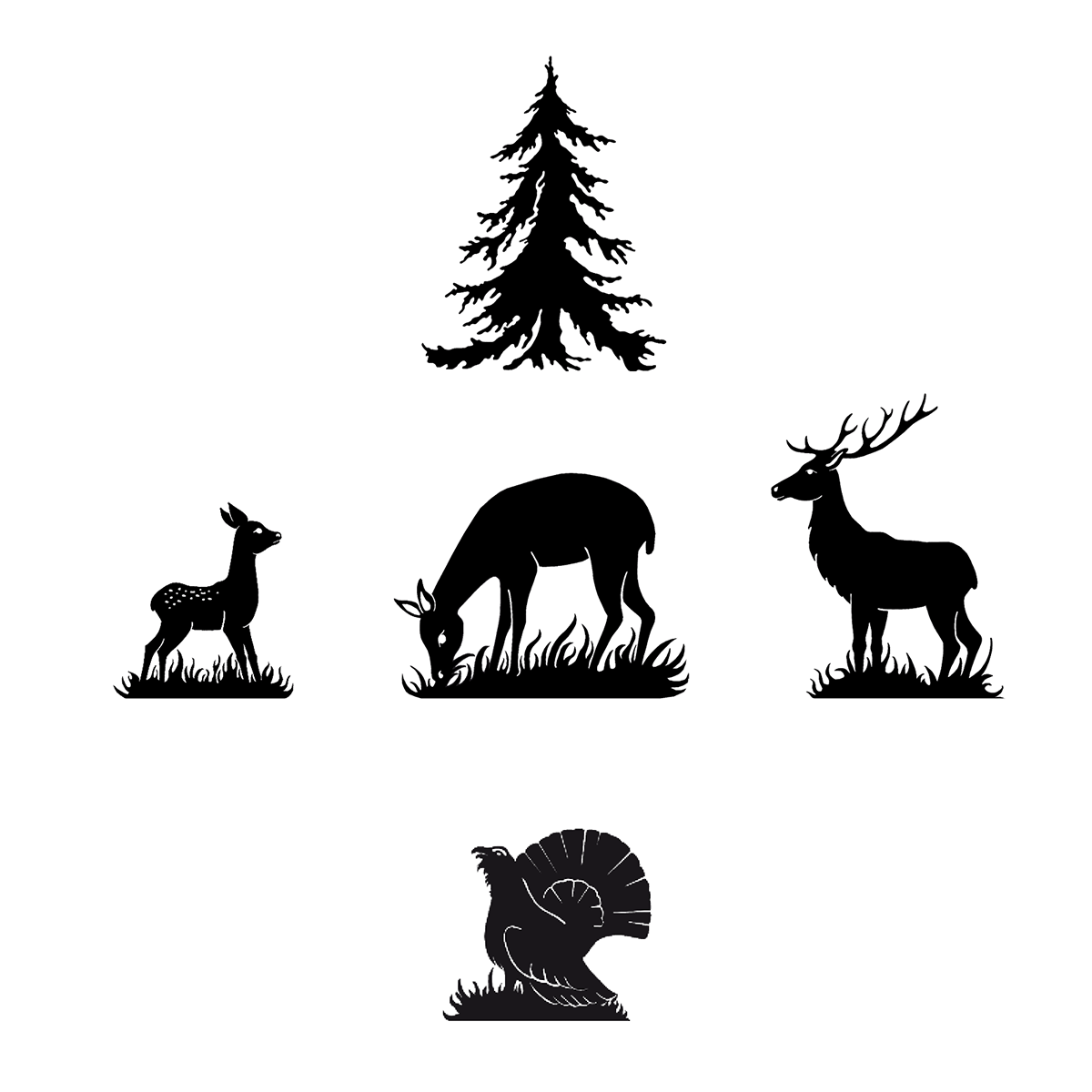 Menzel Themen Motivgruppe Jagd A5: Jagdmotive sortiert für Magnetleiste