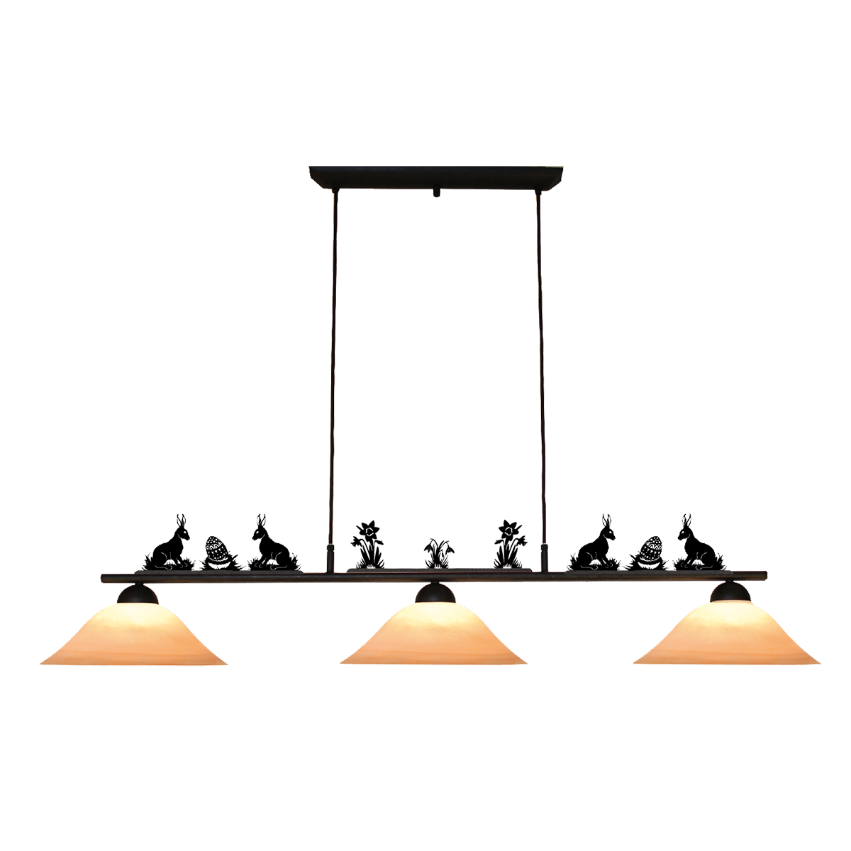 Menzel Themen Esstisch Balken B=130cm, braun schwarz, incl. wechselbaren magnetischen  Motiv Leisten, Rauchglas Scavo