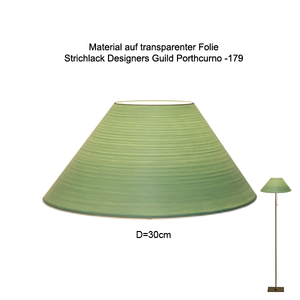 Lampenschirm konisch D=30/10cm Tischleuchte Wandlampe E27 Strichlack Farbe nach Wahl