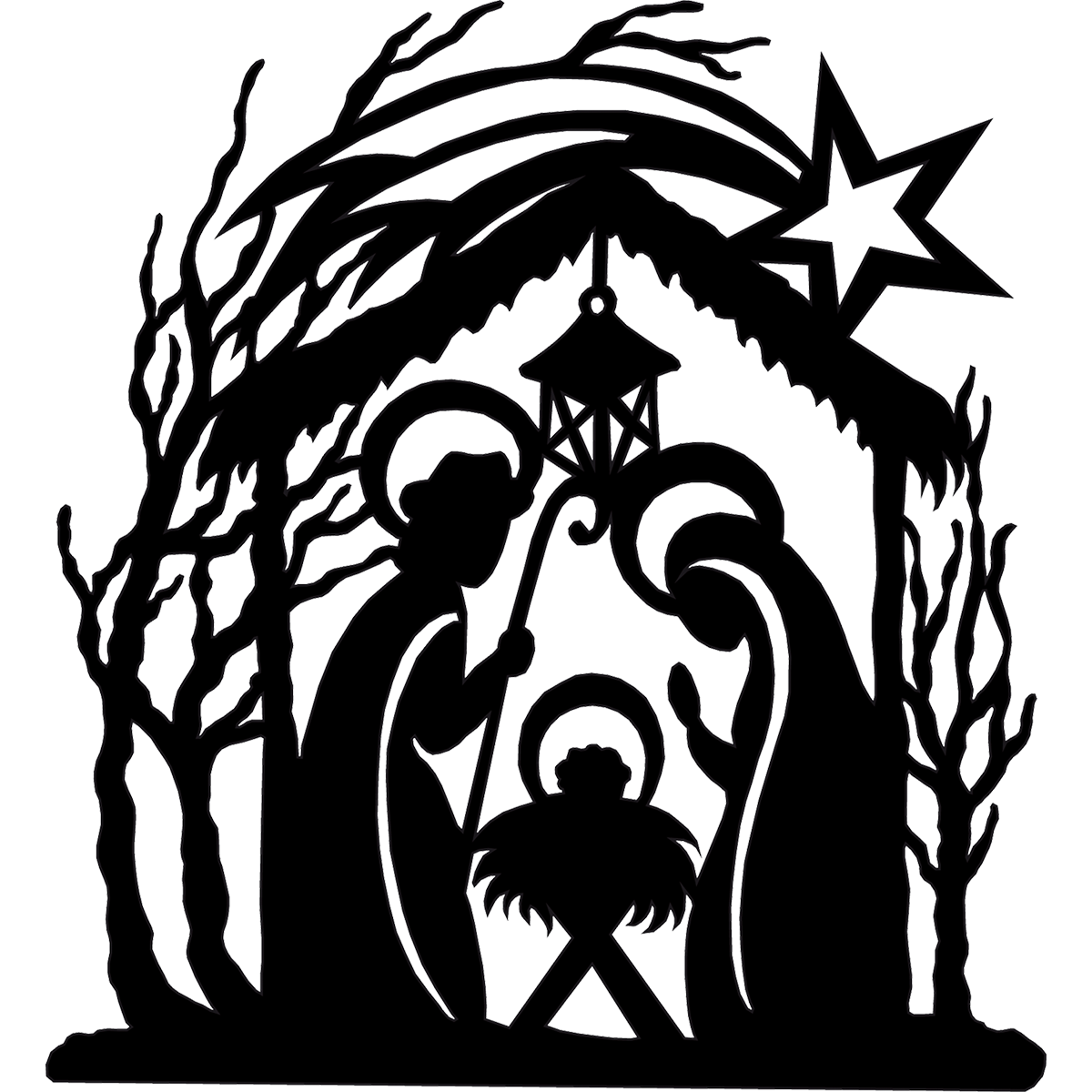 Menzel Themen Motiv Weihnachten KRIPPE klein