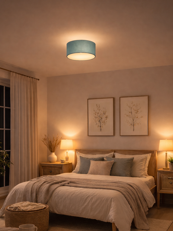 Menzel Flair Tonne Chintz 30cm, Farbe nach Wahl und Diffusor Deckenleuchte