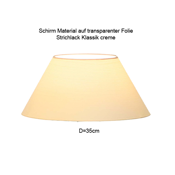 Lampenschirm konisch D=35/16cm E27 Strichlack Farbe nach Wahl