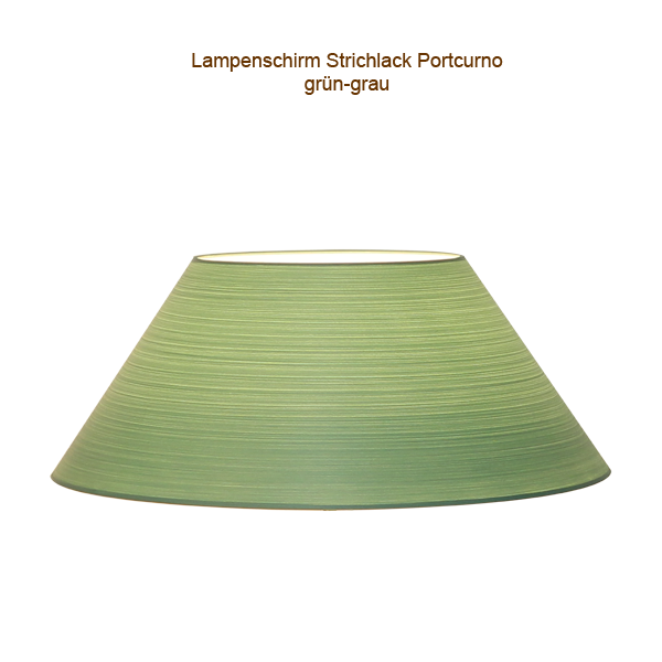Lampenschirm konisch Strichlack D=45cm H=20cm Halterung und Farbe nach Wahl
